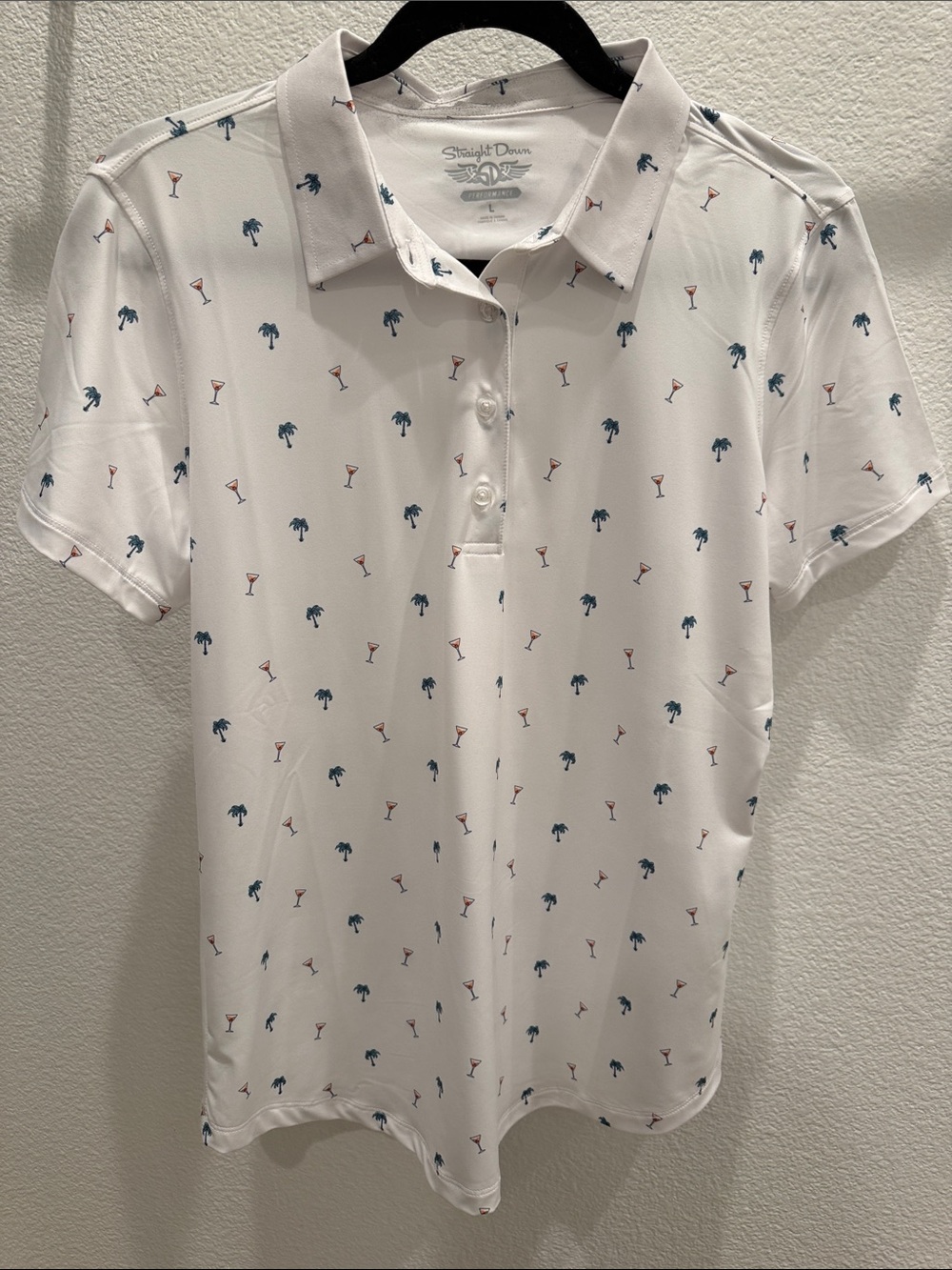 Straight Down Golf Polo